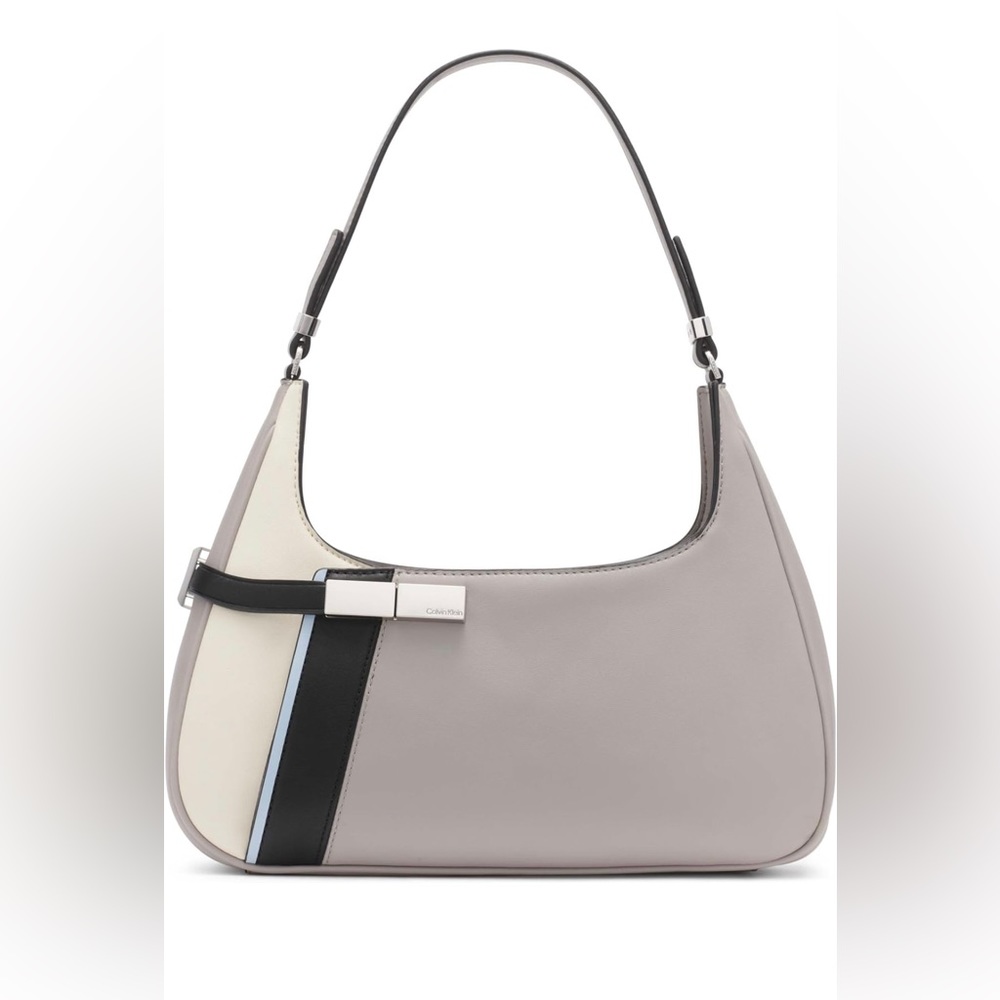 New Calvin Klein Jade top zip shoulder bag
